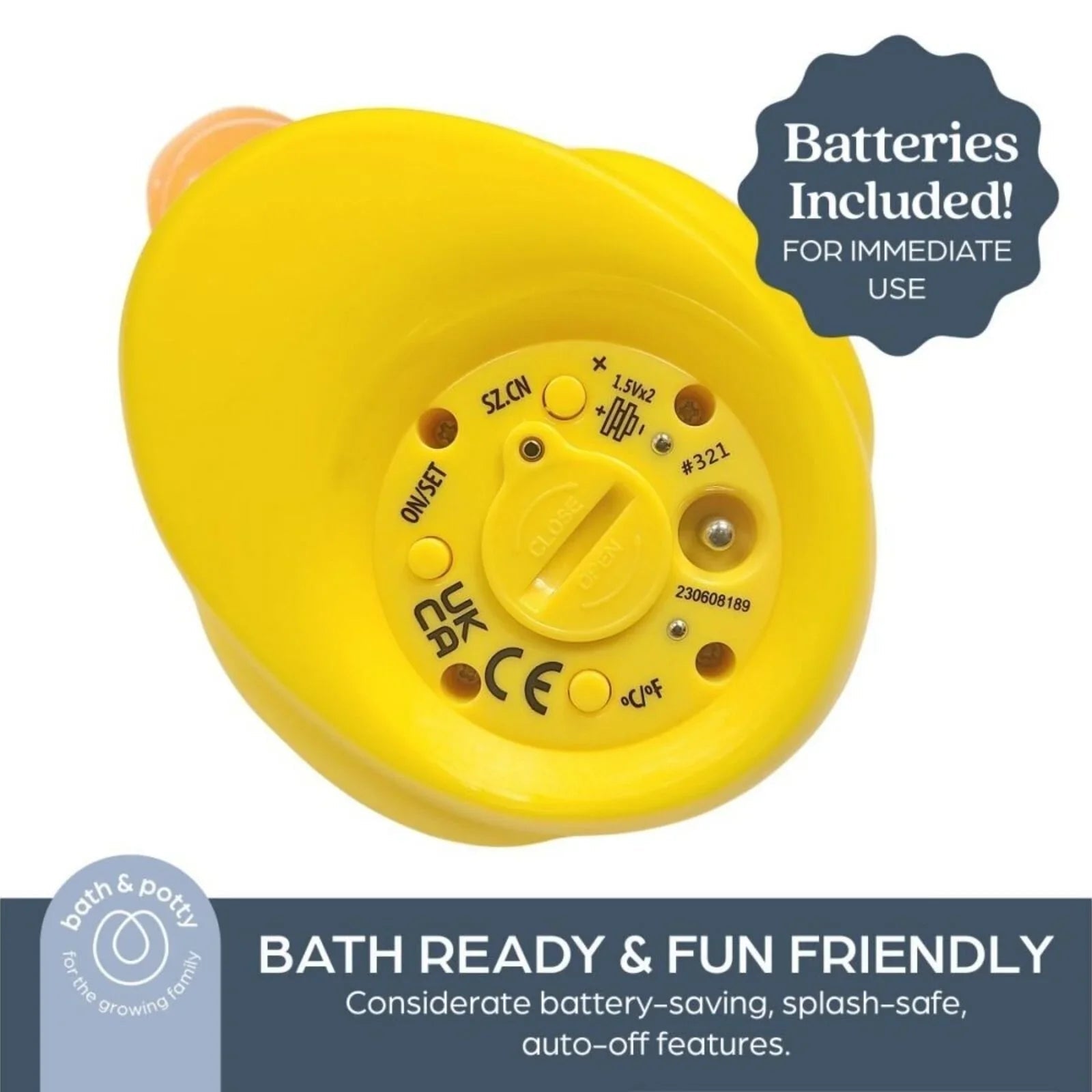 Dreambaby Bath & Room Thermometer - Duck | Luxury Home Accessories | Heulog Glow