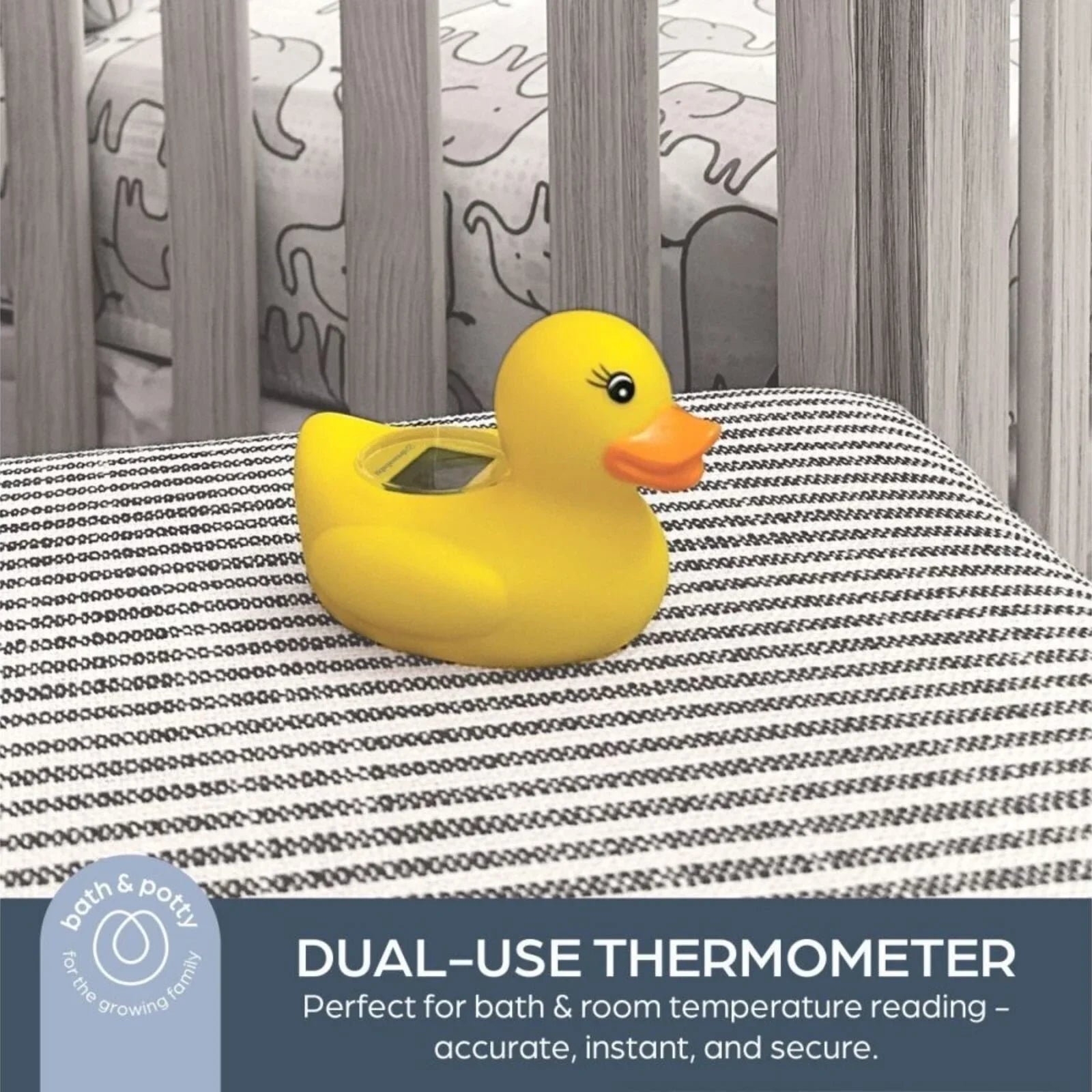 Dreambaby Bath & Room Thermometer - Duck | Luxury Home Accessories | Heulog Glow