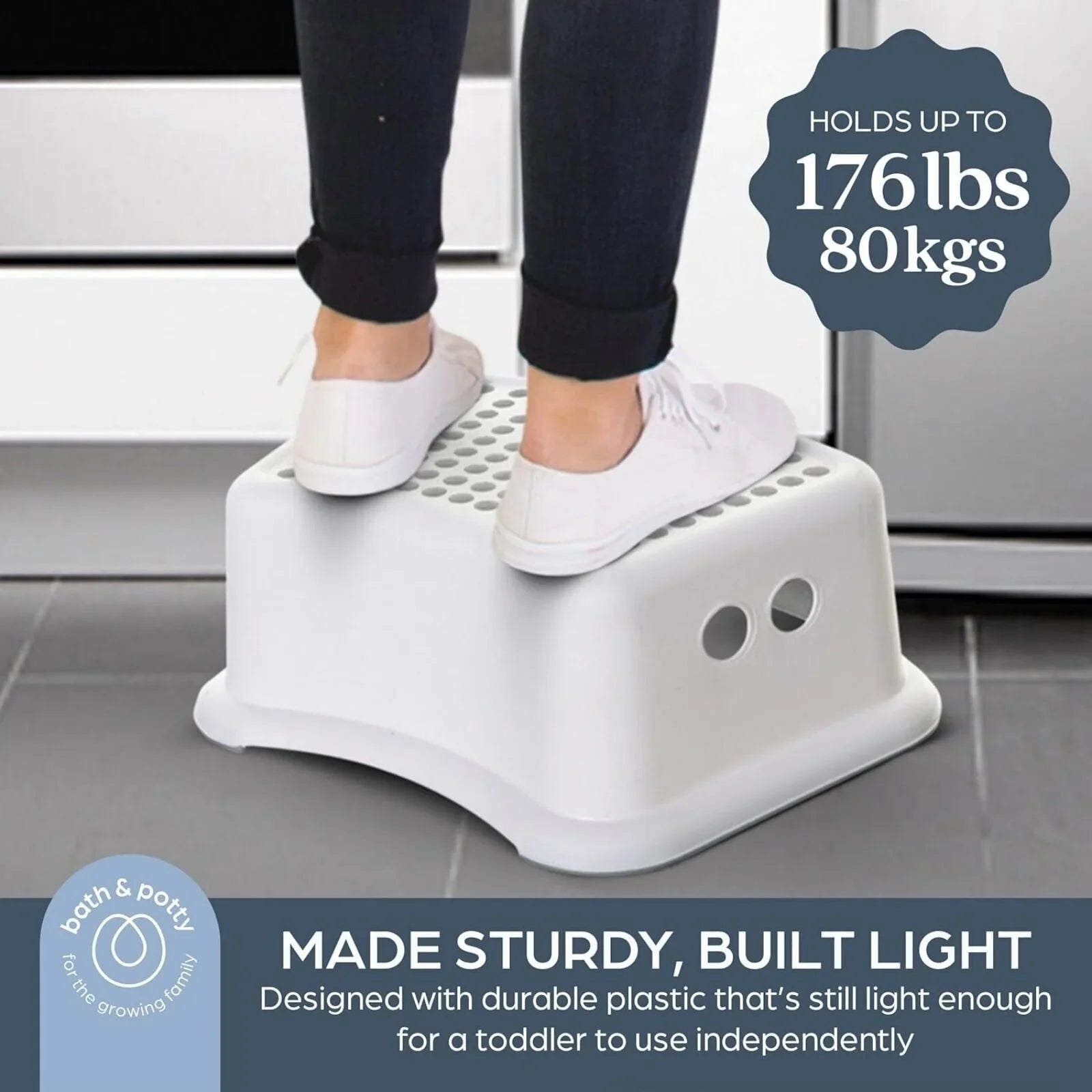 Dreambaby Step Stool - Grey | Luxury Home Accessories | Heulog Glow