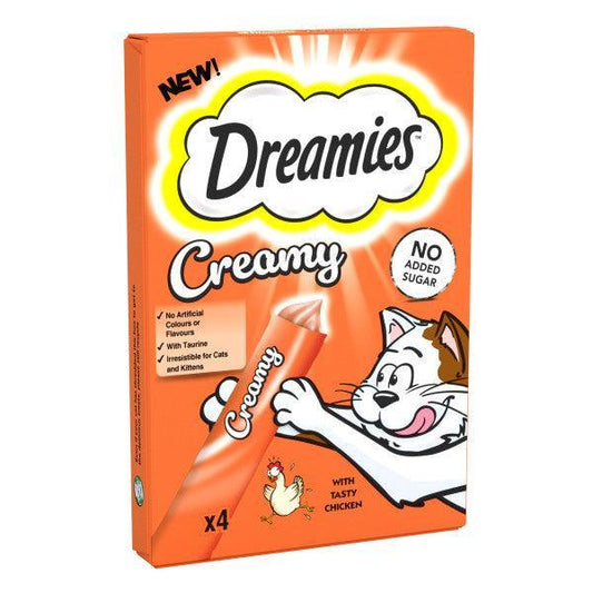 Dreamies Creamy Chicken 11x40g | Luxury Home Accessories | Heulog Glow
