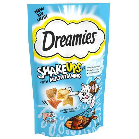 Dreamies Shakeups Seafood 8x55g | Luxury Home Accessories | Heulog Glow