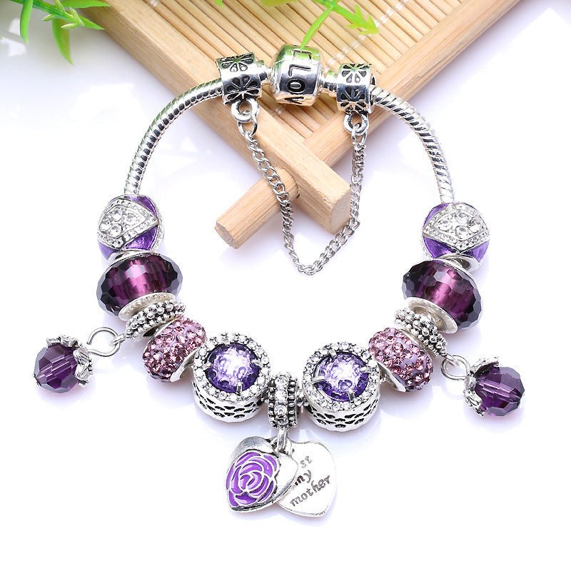 Dripping Oil Double Love Bracelet Mother's Day Gift Bracelet | Luxury Home Accessories | Heulog Glow