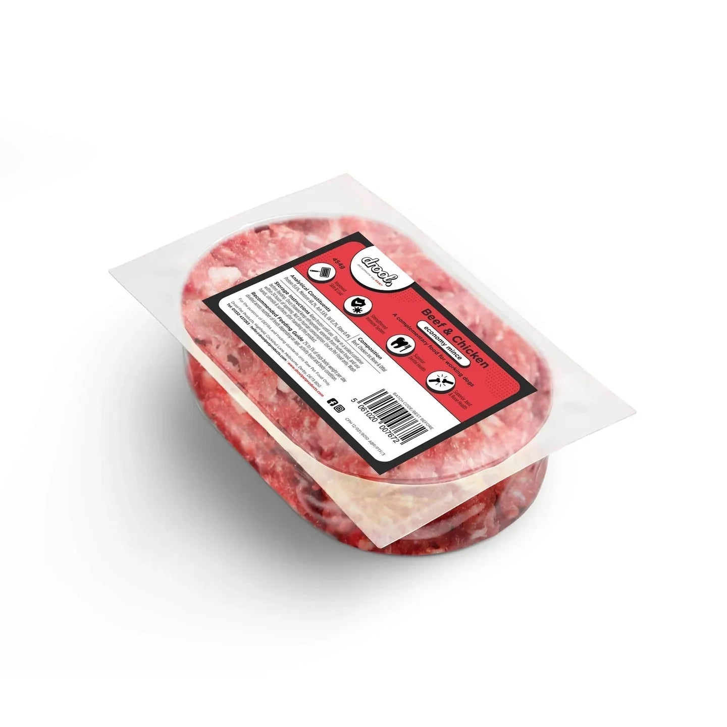 Drool Mince Economy Beef & Chicken 21LB BOX | Luxury Home Accessories | Heulog Glow
