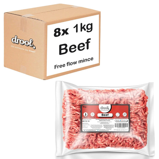 Drool Mince Freeflow Beef 1kg | Luxury Home Accessories | Heulog Glow