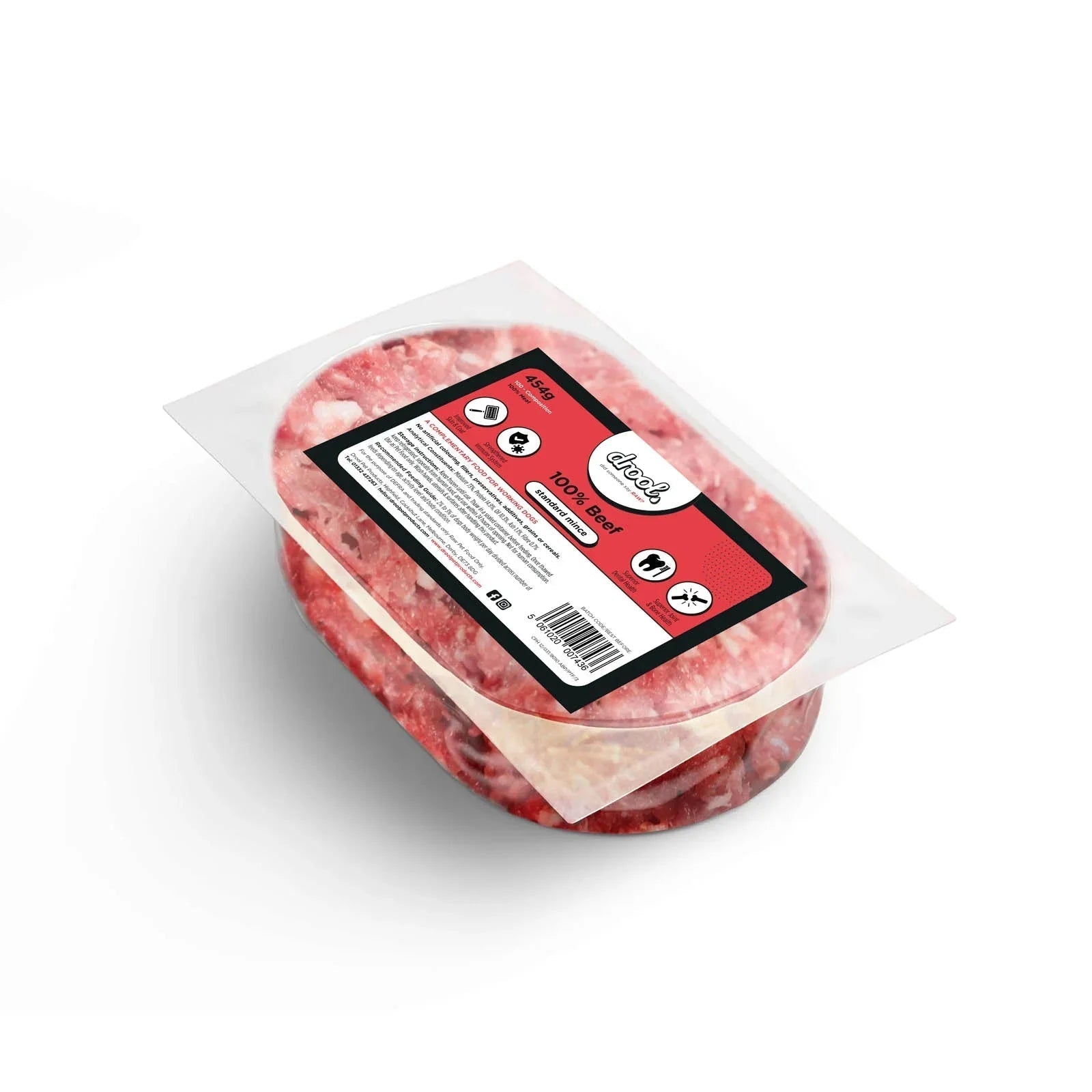 Drool Mince Standard Beef Meat Only 454g | Luxury Home Accessories | Heulog Glow