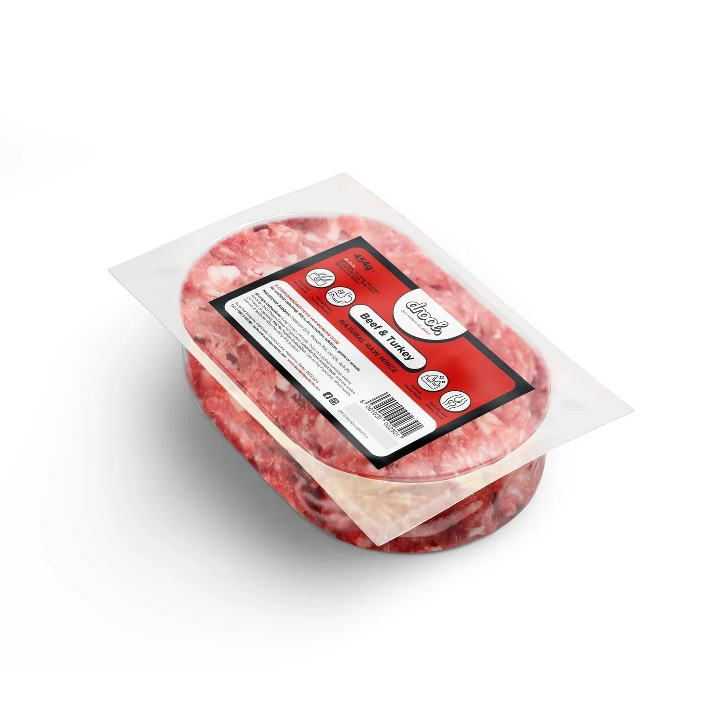 Drool Mince Standard Beef & Turkey 21 BOX DEAL | Luxury Home Accessories | Heulog Glow