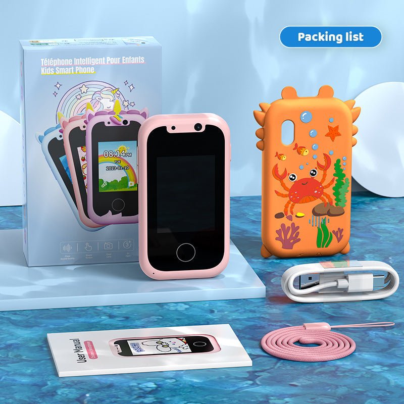 Dual Camera Touch Screen Children's Mobile Phone | Luxury Home Accessories | Heulog Glow