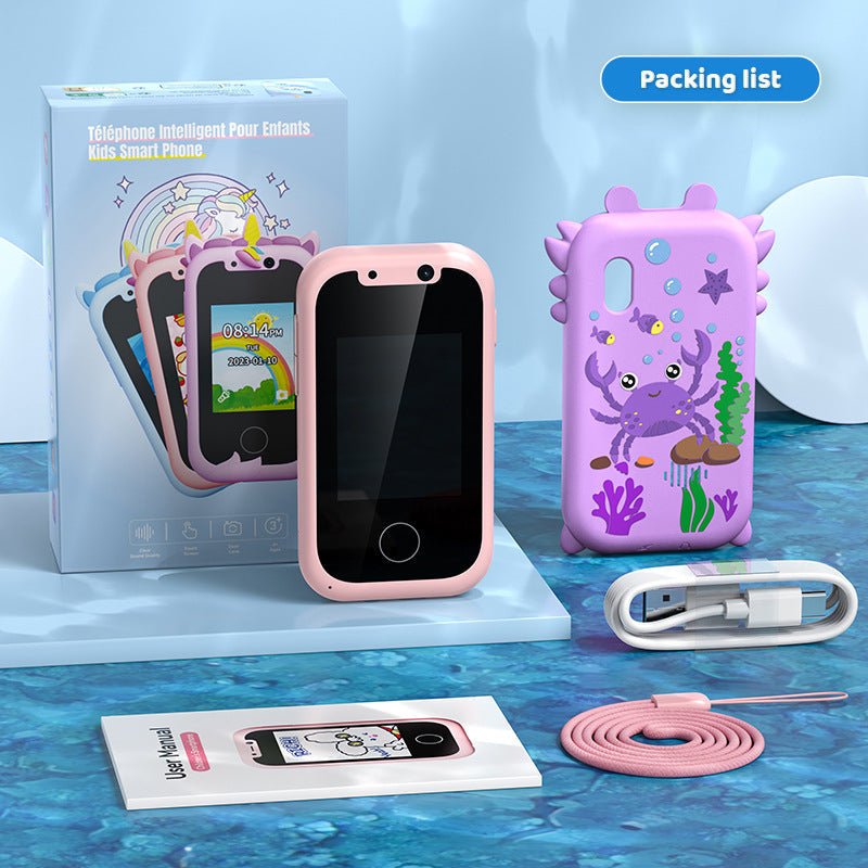 Dual Camera Touch Screen Children's Mobile Phone | Luxury Home Accessories | Heulog Glow