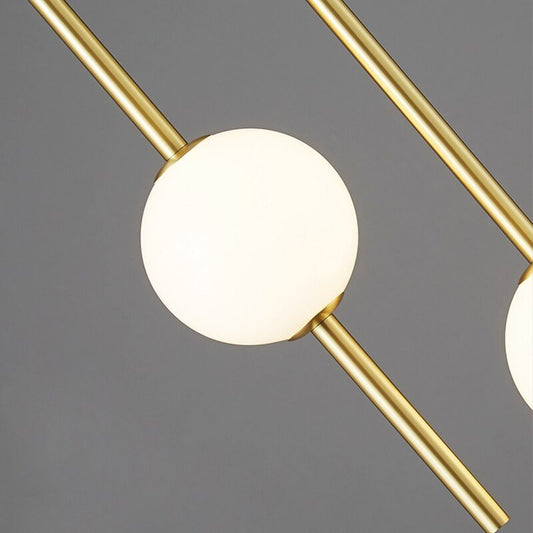 Dual Globe Pendant Light Changeable Colour Modern Bedroom Ceiling | Luxury Home Accessories | Heulog Glow