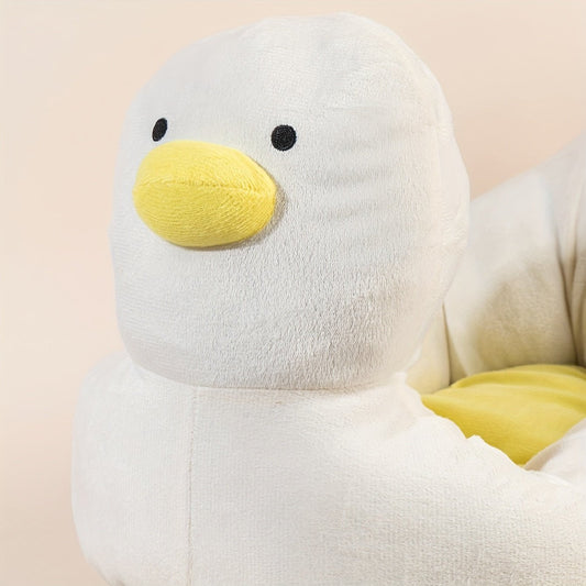Duck Shape Fluffy Comfortable Pet Bed Sofa Suitable For Small Dogs Soft Polyester Material Unique Pattern Design Four Seasons Comfortable Sleeping Nest For Cats And Puppies | Luxury Home Accessories | Heulog Glow