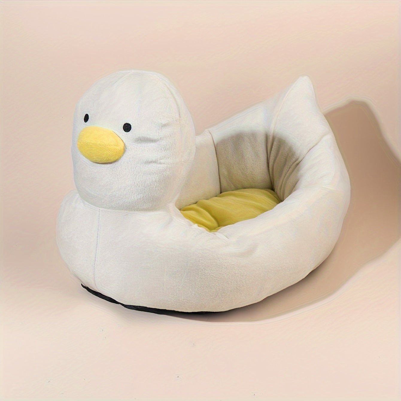 Duck Shape Fluffy Comfortable Pet Bed Sofa Suitable For Small Dogs Soft Polyester Material Unique Pattern Design Four Seasons Comfortable Sleeping Nest For Cats And Puppies | Luxury Home Accessories | Heulog Glow