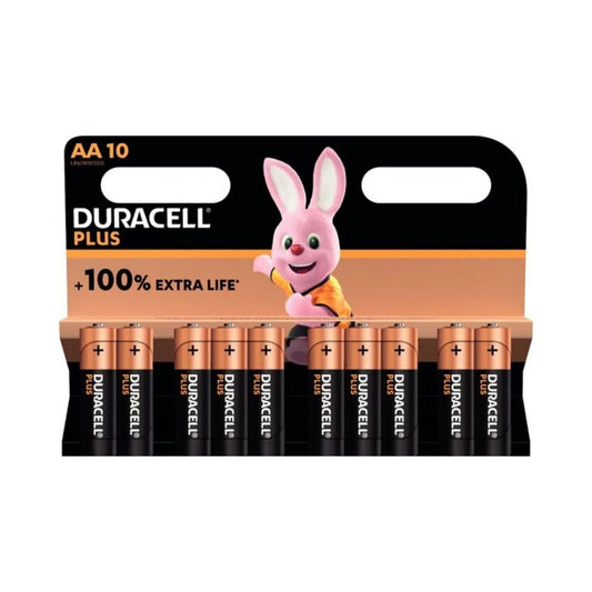 Duracell Plus AA Alkaline Batteries 10 pcs | Luxury Home Accessories | Heulog Glow