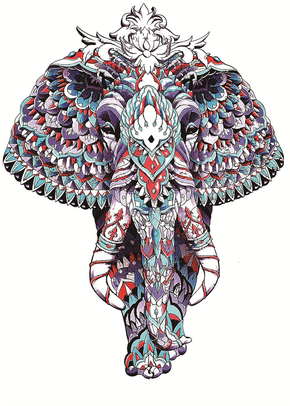 Each Piece Is Animal Shaped Christmas Gift Colorful Elephant Turtle Wooden Jigsaw Puzzles | Luxury Home Accessories | Heulog Glow