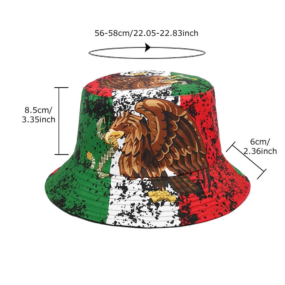 Eagle Pattern European And American Retro Nostalgic Fashion Bucket Hat | Luxury Home Accessories | Heulog Glow