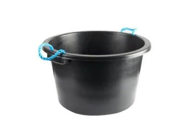 Earlswood Rope Handle Tub Black 75L | Luxury Home Accessories | Heulog Glow