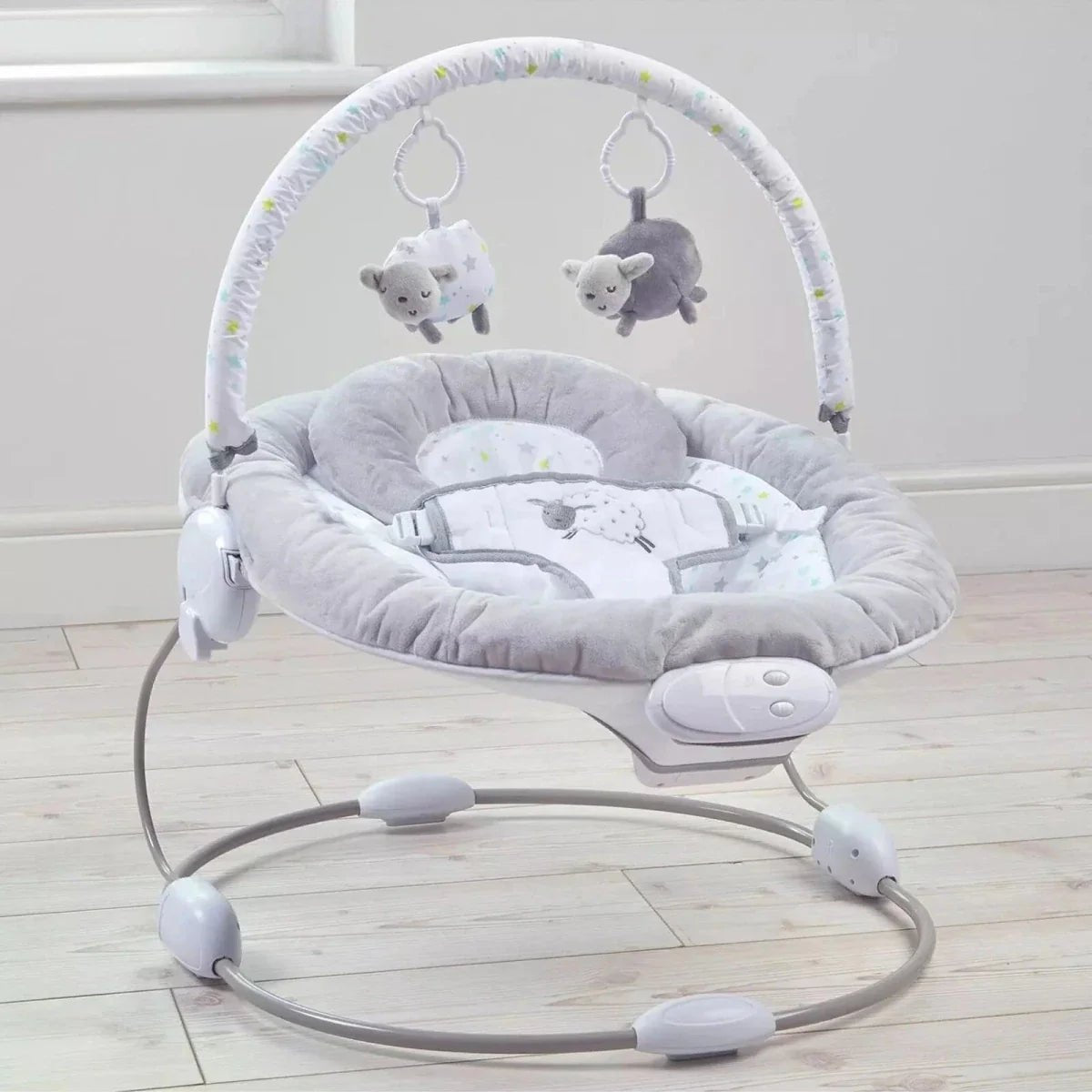 East Coast Counting Sheep Baby Bouncer - Grey | Luxury Home Accessories | Heulog Glow