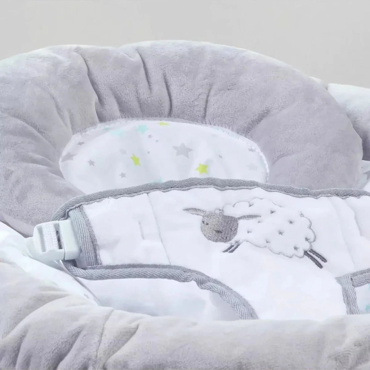 East Coast Counting Sheep Baby Bouncer - Grey | Luxury Home Accessories | Heulog Glow