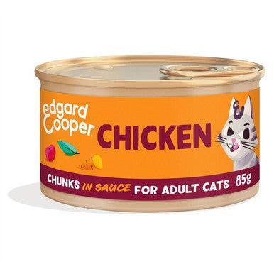 Edgard & Cooper Cat Chunks Chicken 85g | Luxury Home Accessories | Heulog Glow