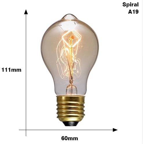 Edison Bulb E27 220V 40W ST64 A19 T45 G80 G95 G125 Incandescent filament bulb lighting Retro Edison Light Bulb | Luxury Home Accessories | Heulog Glow