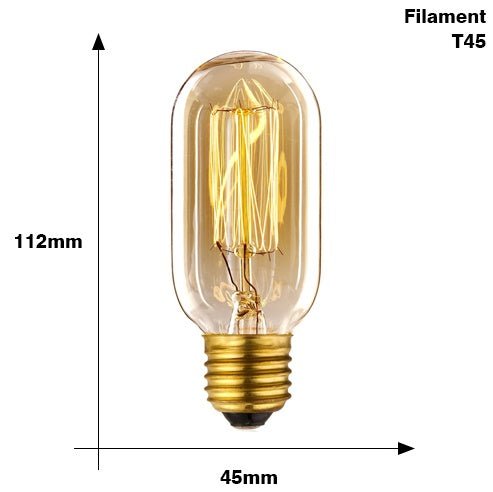 Edison Bulb E27 220V 40W ST64 A19 T45 G80 G95 G125 Incandescent filament bulb lighting Retro Edison Light Bulb | Luxury Home Accessories | Heulog Glow