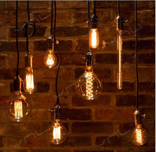 Edison Bulb E27 220V 40W ST64 A19 T45 G80 G95 G125 Incandescent filament bulb lighting Retro Edison Light Bulb | Luxury Home Accessories | Heulog Glow