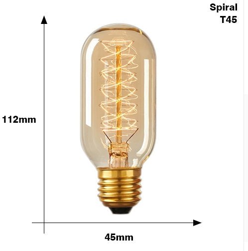 Edison Bulb E27 220V 40W ST64 A19 T45 G80 G95 G125 Incandescent filament bulb lighting Retro Edison Light Bulb | Luxury Home Accessories | Heulog Glow