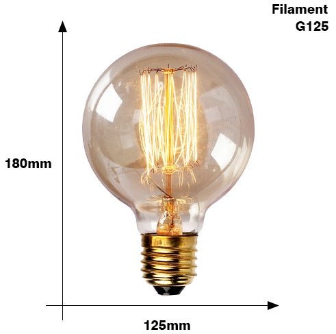 Edison Bulb E27 220V 40W ST64 A19 T45 G80 G95 G125 Incandescent filament bulb lighting Retro Edison Light Bulb | Luxury Home Accessories | Heulog Glow