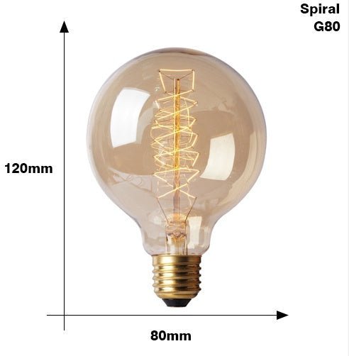 Edison Bulb E27 220V 40W ST64 A19 T45 G80 G95 G125 Incandescent filament bulb lighting Retro Edison Light Bulb | Luxury Home Accessories | Heulog Glow