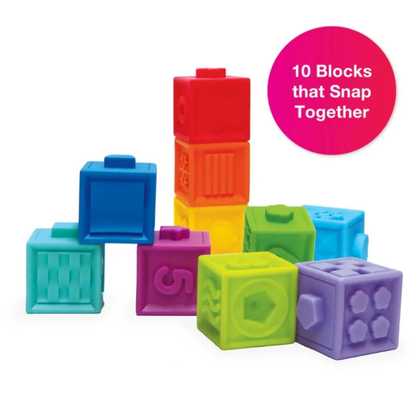 Edushape Textured Pop Blocks | Luxury Home Accessories | Heulog Glow