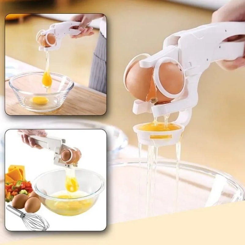 Egg Shell Cracker Handheld Plastic Egg Breaker Egg Opener Creative Egg Separator Tool Kitchen Gadgets | Luxury Home Accessories | Heulog Glow