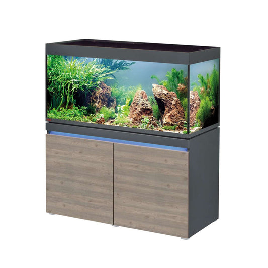 Eheim Incpiria 430 Graphite/Rustic Oak Aq. Set | Luxury Home Accessories | Heulog Glow