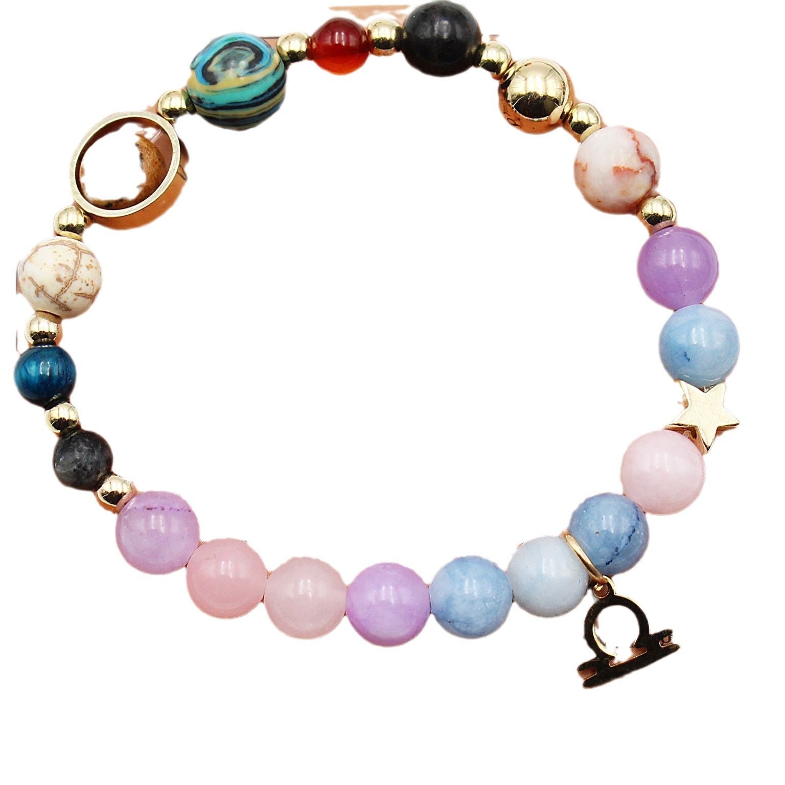 Eight Planets 12 Constellation Bracelet Morgan Stone Beaded Bracelet | Luxury Home Accessories | Heulog Glow