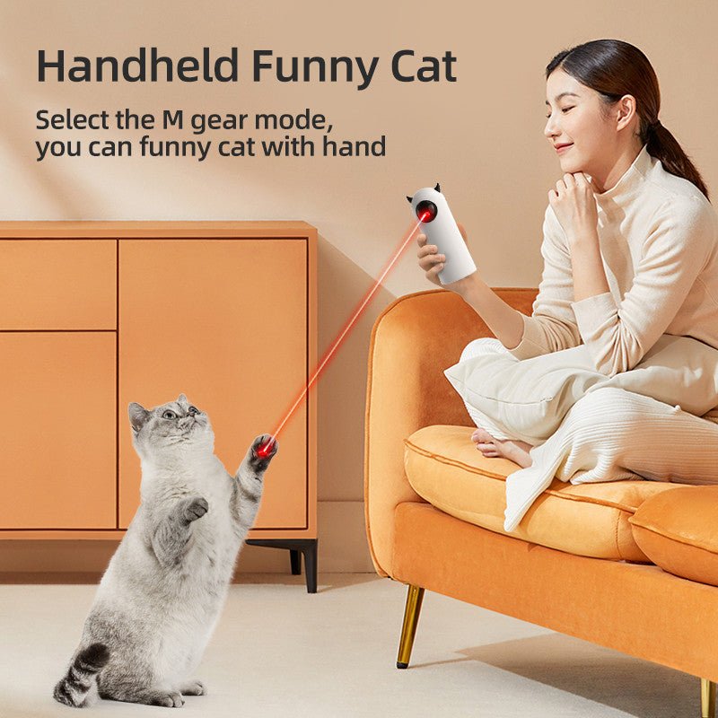 Electric Automatic Infrared Cat Teaser Toys | Luxury Home Accessories | Heulog Glow