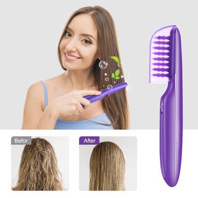 Electric Detangling Brush Scalp Massage Hair Brush | Luxury Home Accessories | Heulog Glow
