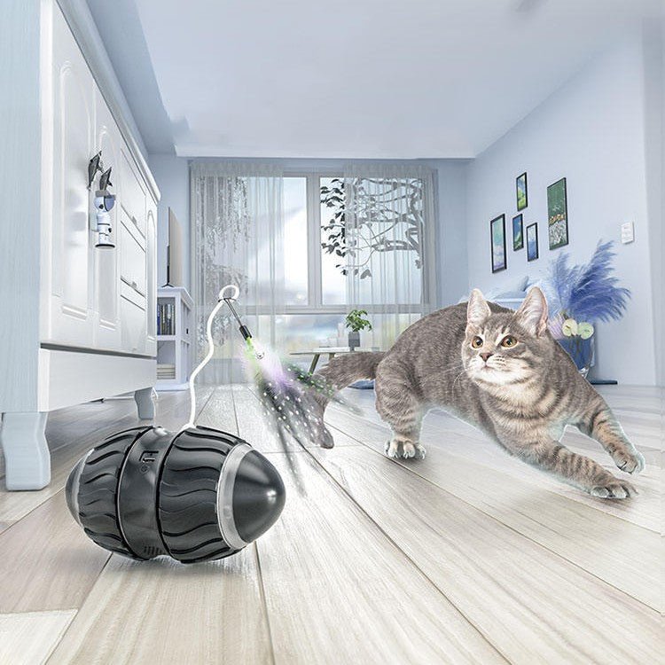 Electric Intelligent Cat Teaser | Luxury Home Accessories | Heulog Glow