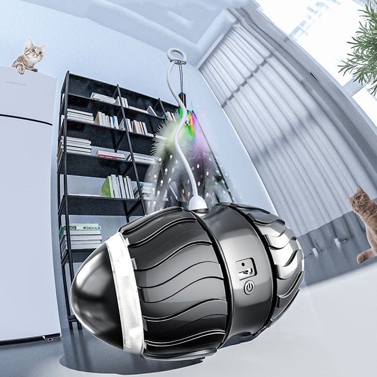 Electric Intelligent Cat Teaser | Luxury Home Accessories | Heulog Glow