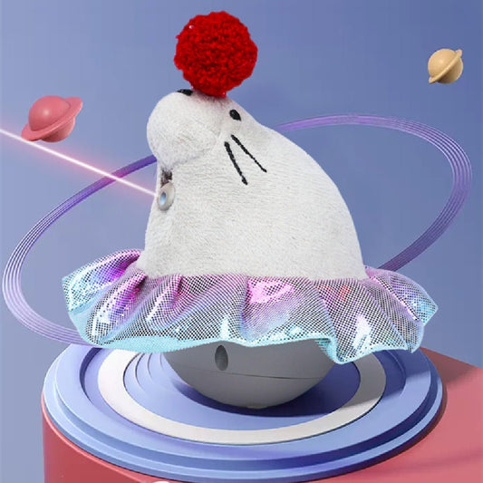 Electric Laser Teasing Cat Stick Toy Ball | Luxury Home Accessories | Heulog Glow