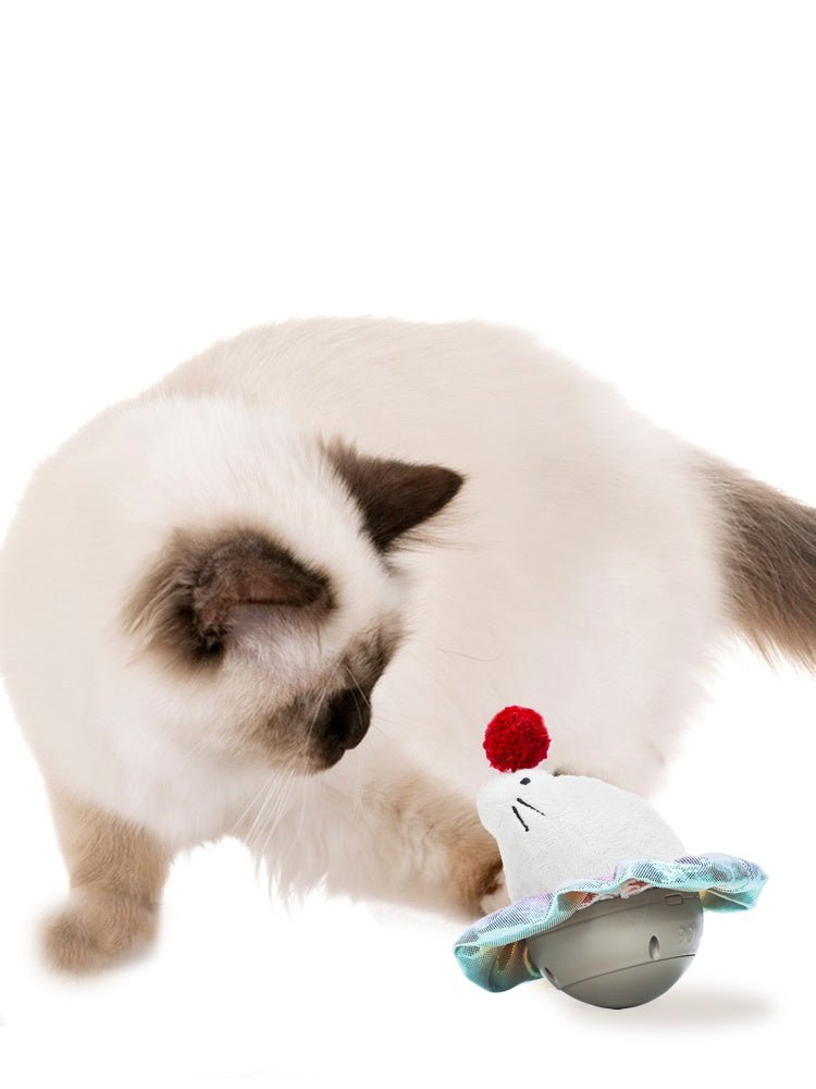 Electric Laser Teasing Cat Stick Toy Ball | Luxury Home Accessories | Heulog Glow