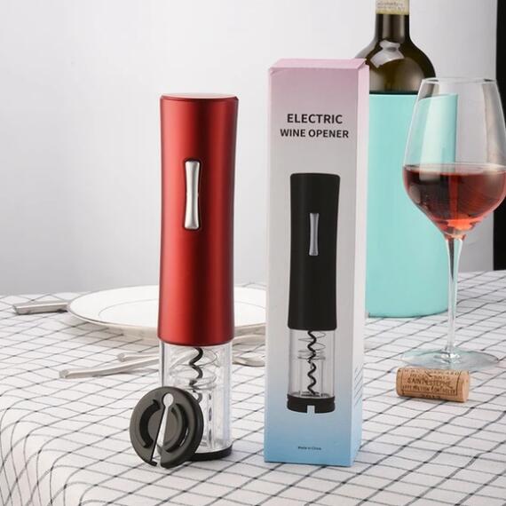 Electric Wine Opener Automatic Electric Wine Bottle Corkscrew Opener With Foil Cutter Wine Bottle Opener Kit | Luxury Home Accessories | Heulog Glow