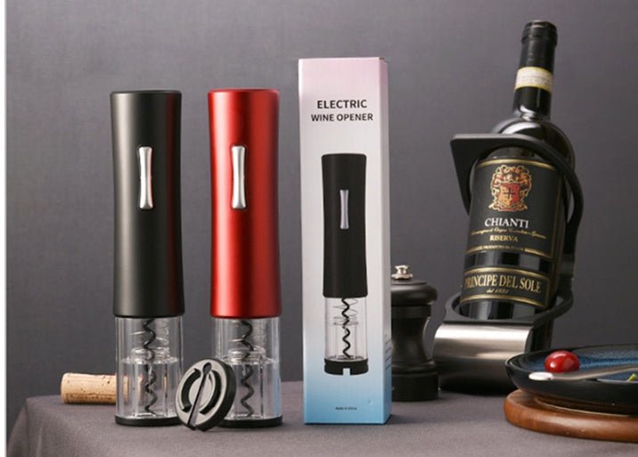 Electric Wine Opener Corkscrew Foil Cutter Set Automatic High-end Bottle Opener For Wine Kitchen Gadgets Can Opener | Luxury Home Accessories | Heulog Glow