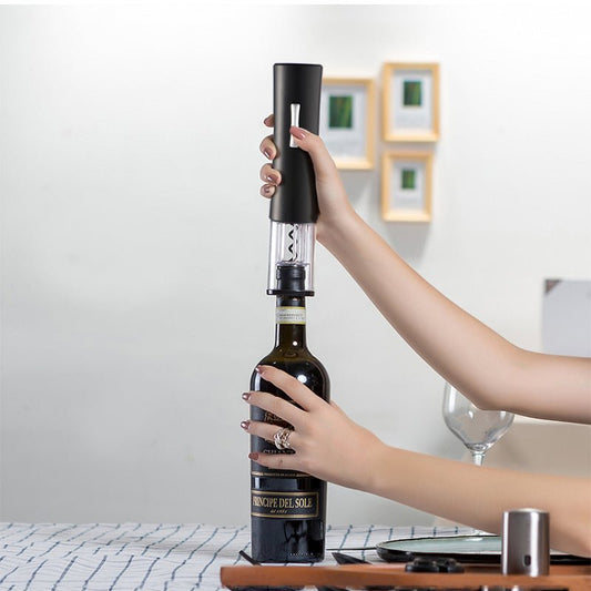 Electric Wine Opener Corkscrew Foil Cutter Set Automatic High-end Bottle Opener For Wine Kitchen Gadgets Can Opener | Luxury Home Accessories | Heulog Glow