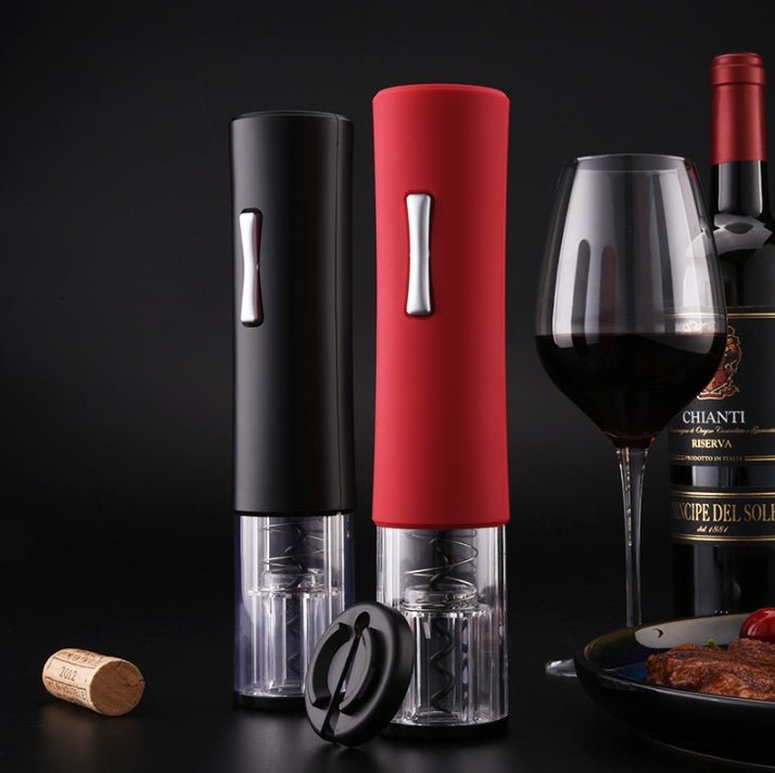 Electric Wine Opener Corkscrew Foil Cutter Set Automatic High-end Bottle Opener For Wine Kitchen Gadgets Can Opener | Luxury Home Accessories | Heulog Glow