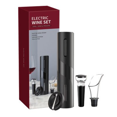 Electric Wine Opener Corkscrew Foil Cutter Set Automatic High-end Bottle Opener For Wine Kitchen Gadgets Can Opener | Luxury Home Accessories | Heulog Glow