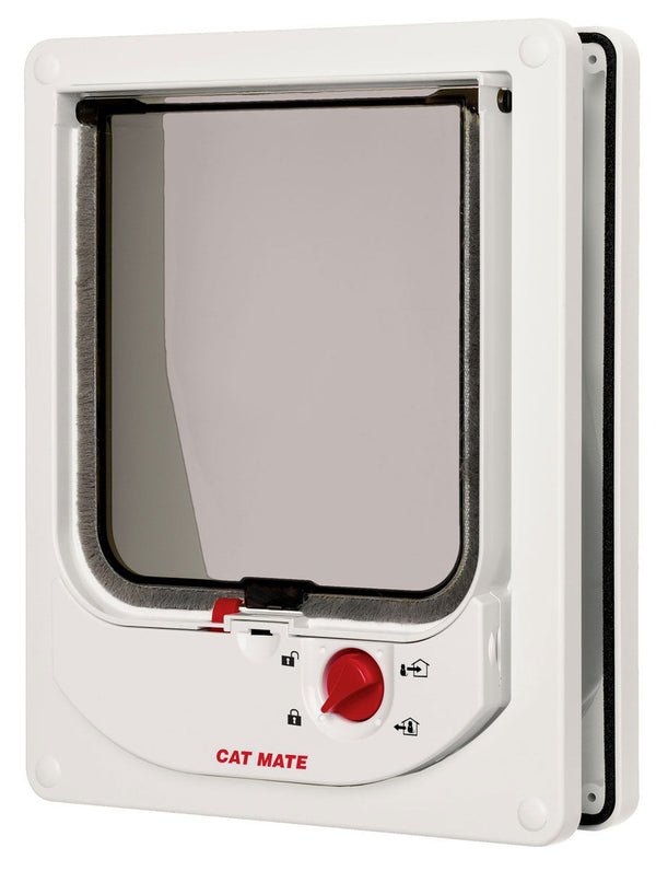 Electromagnetic Cat Flap White 16.8x21.9cm | Luxury Home Accessories | Heulog Glow