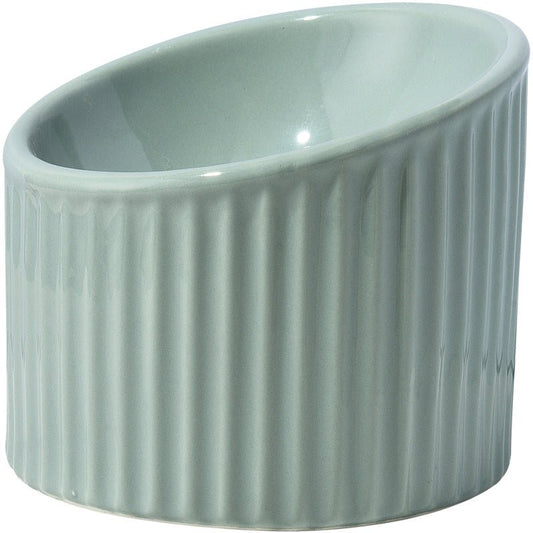 Elevated Cat Bowls Raised Cat Bowl For Indoor Cats Tilted Ceramic Elevated Food Or Water Bowls Anti Vomit Whisker Friendly Bowls Round Shape | Luxury Home Accessories | Heulog Glow