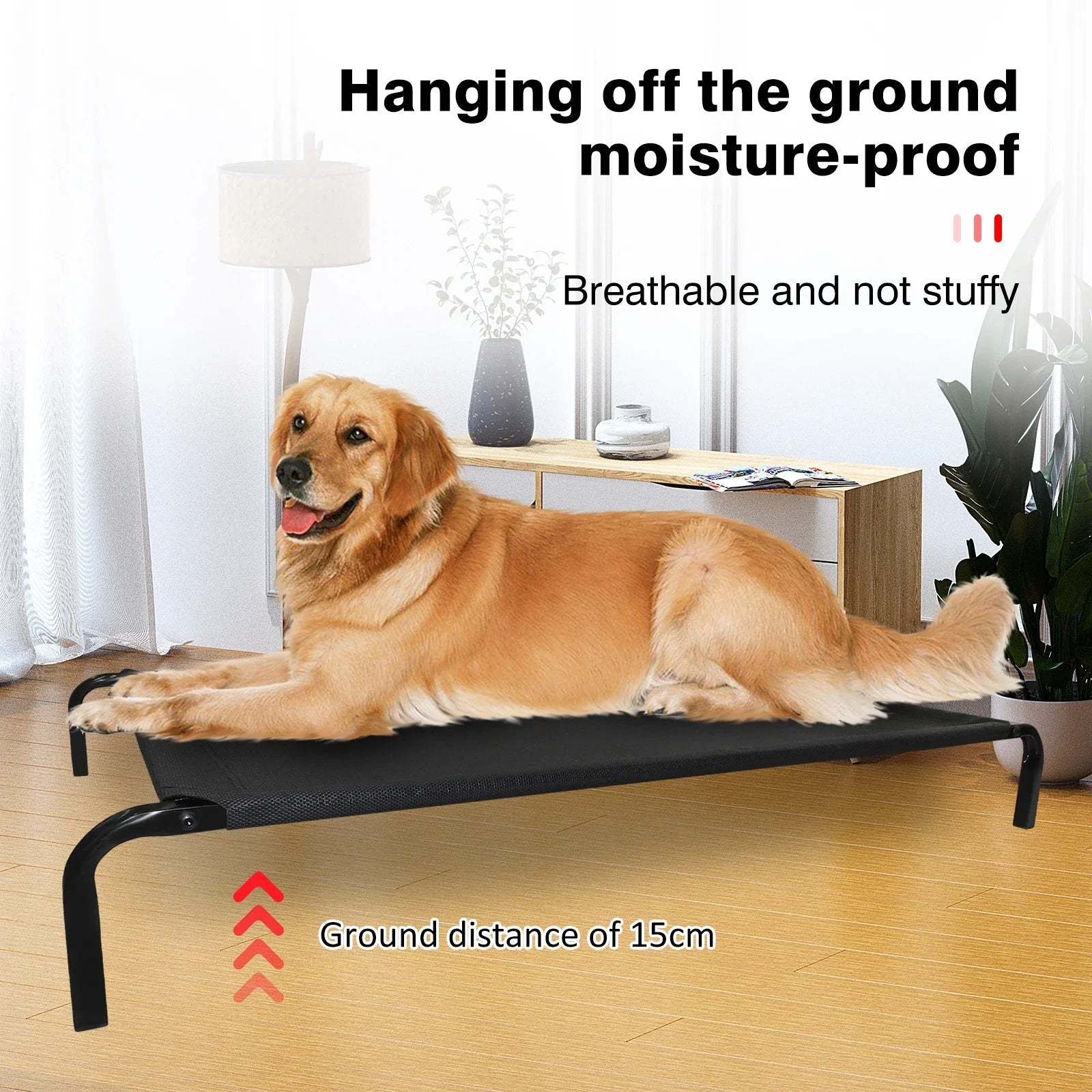 Elevated Pet Bed Elevated Raised Dog Sofa Bed Elevated Waterproof Dog Bed With Mesh,Cooling Dog Beds for Large Medium Small Dogs | Luxury Home Accessories | Heulog Glow
