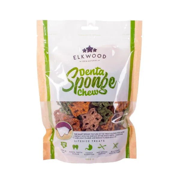 Elkwood Sponge Dental Training Treats 1KG | Luxury Home Accessories | Heulog Glow