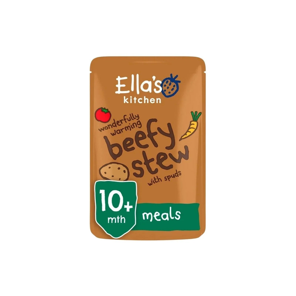 Ella's Kitchen Organic Beef Stew with Potatoes Baby Food Pouch 10+ months 190g | Luxury Home Accessories | Heulog Glow