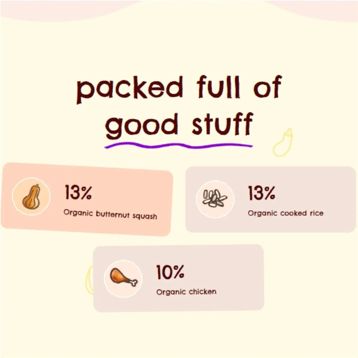 Ella's Kitchen Organic Caribbean Chicken Baby Food Pouch 10+ months 190g | Luxury Home Accessories | Heulog Glow