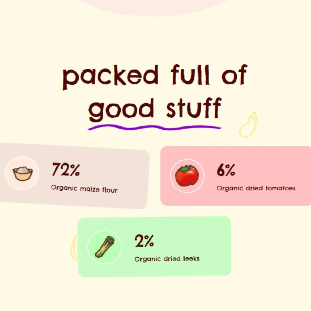 Ella's Kitchen Organic Tomato & Leek Melty Puffs Baby Snack 6+ months 20g | Luxury Home Accessories | Heulog Glow